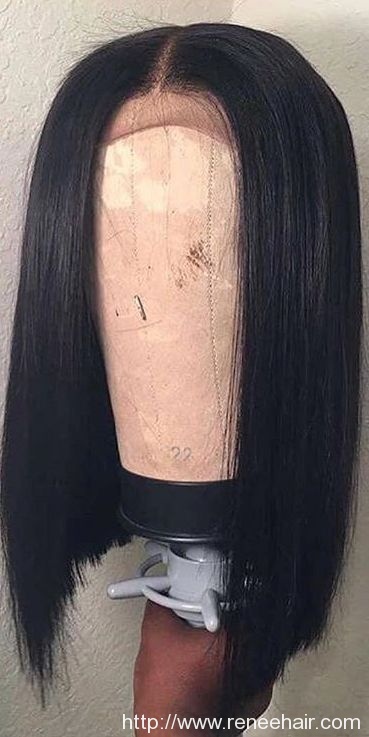 short bob Full Density Glueless Wig Virgin Brazilian Human Hair wigs Full Lace Wig In Natural Baby Hair Hairline Lace Front Wig