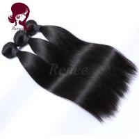 Brazilian virgin hair straight 3 bundles natural black color free shipping