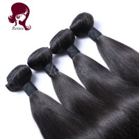 Barzilian virgin hair silky straight 4 bundles natural black color free shipping
