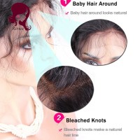 Water Wave Ombre 1B/Brown Ombre Color Lace Front Wig Remy Hair Brazilian Human Hair Wigs Pre Plucked