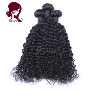 Peruvian virgin hair deep curly 3 bundles natural black color free shipping
