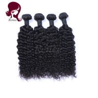 Barzilian virgin hair deep curly 4 bundles natural black color free shipping