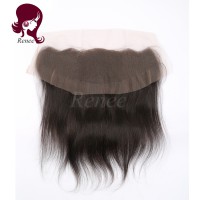 Barzilian virgin hair lace frontal closure silky straight natural black color free shipping
