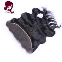 Barzilian virgin hair lace frontal closure body wave natural black color free shipping