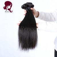 Malaysian virgin hair silky straight 4 bundles natural black color free shipping