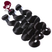 Malaysian virgin hair body wave 3 bundles natural black color free shipping