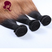 1B/30 color ombre brazilian virgin hair straight 3 bundles