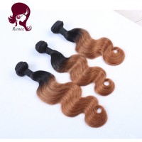 1B/30 color ombre brazilian virgin hair body wave 3 bundles