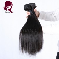 Peruvian virgin hair silky straight 3 bundles natural black color free shipping