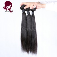 Peruvian virgin hair silky straight 3 bundles natural black color free shipping