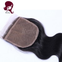 silk base closure body wave peruvian virgin hair natural black color